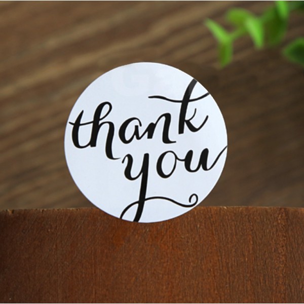 Thank you stickers 150 stuks Thank you stickers 150 stuks